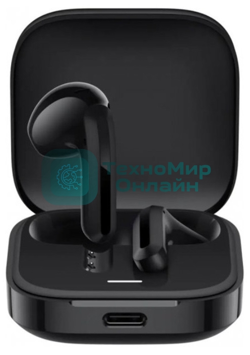 Наушники TWS Redmi Buds 6 Active черный, вкладыши, Bluetooth, до 6 ч