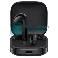 Наушники TWS Redmi Buds 6 Active черный, вкладыши, Bluetooth, до 6 ч