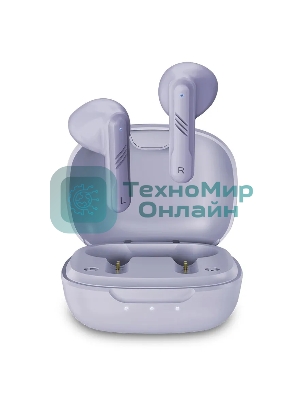 Наушники Genius HS-M905BT Light Purple. Bluetooth 5.3, возможность отключения, зарядка Type-C, кабель в комплекте. Цвет: сиреневый