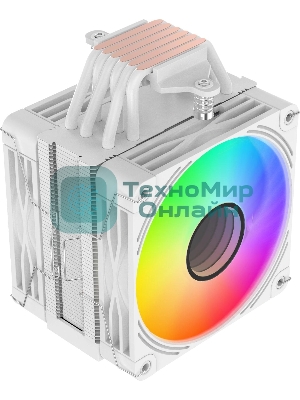 Кулер для процессора Bloody BD-AC230-ARGb1 ARGb белый, 120 мм, алюминий/медь, 1600 об/мин, 32 дБ, 4 pin, 230 Вт, 154 мм