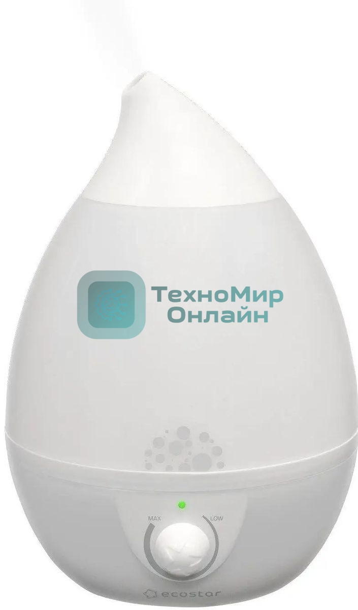 Увлажнитель воздуха ECOSTAR Happy ESH-HP250/2,6M-BL черный, 25 м², 2.6 л