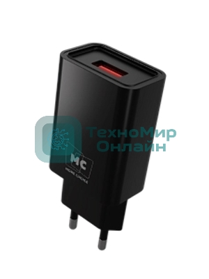 Сетевое зарядное устройство MORE CHOICE (4620202555687) NC07i СЗУ 1USB 2.0A, черный