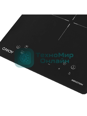 Индукционная панель варочная CANDY CHXY32NB, 2х комф, черная