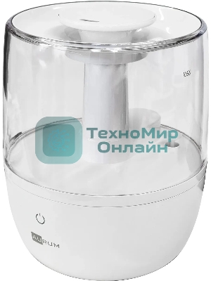 Увлажнитель воздуха AURUM AHR-G3020 белый, 25 Вт, 3 л, ультразвуковой