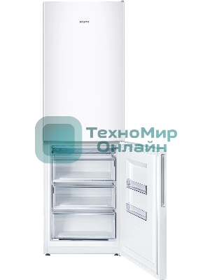 Холодильник Atlant ХМ-4621-101 белый двухкамерный 205/119л морозилка снизу