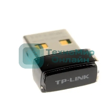 Сетевой адаптер TP-Link SOHO TL-WN725N Беспроводной USB Нано адаптер 150 Мбит/с стандарта N c кнопкой QSS(Realtec)