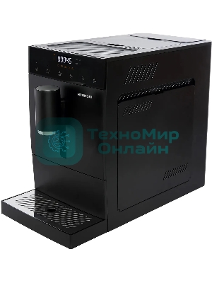 Кофемашина Hyundai HAM-4402 черный, исп. кофе - зерновой, 1.1 л, 1350 Вт, 20 бар