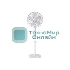 Вентилятор напольный Centek CT-5023 65 Вт, скоростей 4, ПДУ, белый