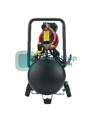 Компрессор поршневой P.I.T. PAC24-C1 безмасляный 110л/мин 24л 600Вт черный/красный