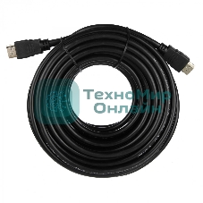 Кабель ACD-DHHM2-10M HDMI 2.0, Golden Plated,19m/19m, черный, 10м