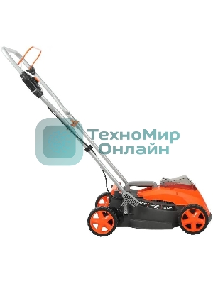 Газонокосилка аккумуляторная Patriot CM 432 (поставляется без акб 40В и зарядного), бесщеточ. двиг., 32 см, центр. регулир. 3 пол. 25-75, трав 30 л., мульчирование
