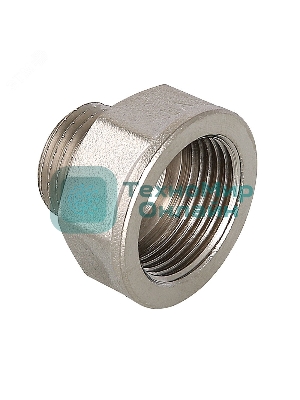 Переходник VALTEC VTr.592.N.0504 ВН 3/4'х1/2' никелированный