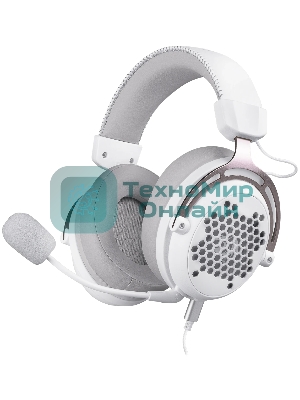 Гарнитура Redragon Diomedes белый, проводная, USB / mini jack 3.5 мм