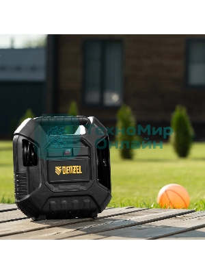 Компрессор воздушный Denzel DL1100 1,1 кВт, 180 л/мин, с набором аксессуаров