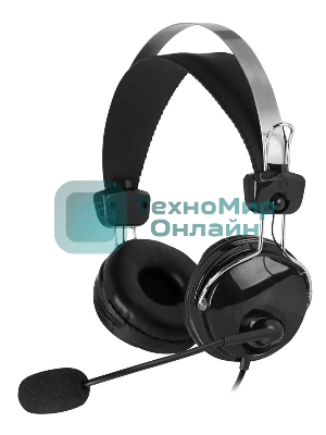 Гарнитура A4Tech HU-7P чёрный, проводная