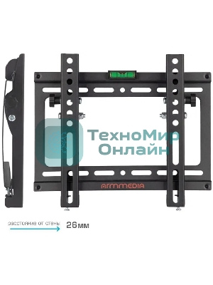 Кронштейн для телевизора Arm Media STEEL-6 черный, 15