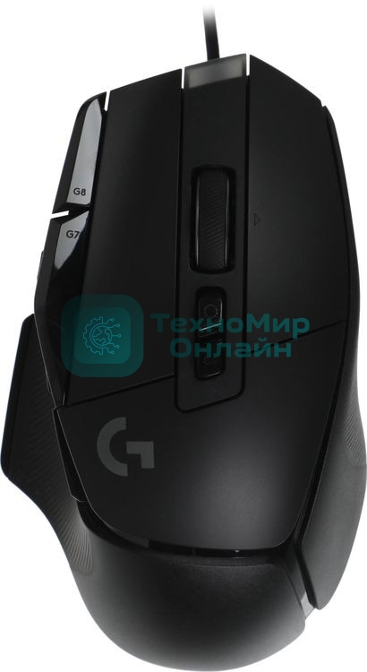 Мышь проводная Logitech G502 X черный, 25600 dpi, USB, кнопки - 13