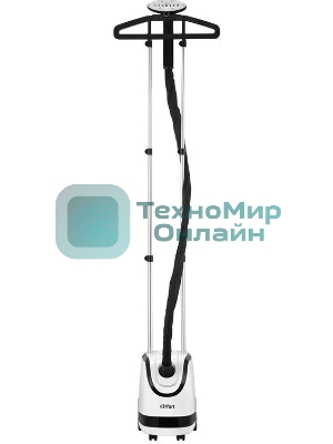 Отпариватель Kitfort КТ-9301 белый/черный, 2000 Вт, 42 г/мин, 3500 мл