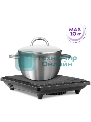 Плита Индукционная Kitfort КТ-158 черный стеклокерамика (настольная)