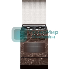 Плита комбинированная Gefest ПГЭ 6302-03 0054 коричневый, конфорок 4 газовых, духовка 55 л, 60 см x 85 см x 60 см