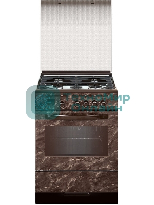 Плита комбинированная Gefest ПГЭ 6302-03 0054 коричневый, конфорок 4 газовых, духовка 55 л, 60 см x 85 см x 60 см