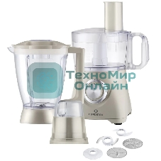 Кухонный комбайн Eurostek EFP-2049 Максимальная мощность 800Вт; 2скорости + режим 