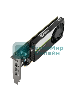 Видеокарта NVIDIA Quadro T400 Graphics Cards with accessories (cable + bracket), 4GB, Bulk Packing