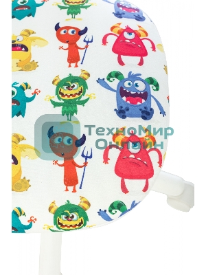 Кресло Бюрократ CH-W299 белый, сетка, 120 кг