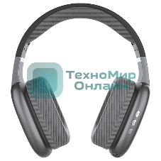 Беспроводные/проводные наушники QUMO Sense BT 0080 серый, накладные, Bluetooth + проводной, до 10 ч