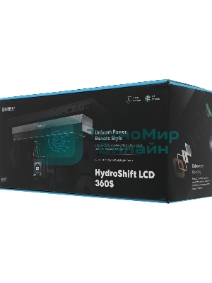 Система жидкостного охлаждения Lian-Li HydroShift LCD 360S Soc-AM5/AM4/1700 черный 4-pin 29.8dB Al+Cu LCD 330W Ret (G89.GHSLCD36SB.R0)