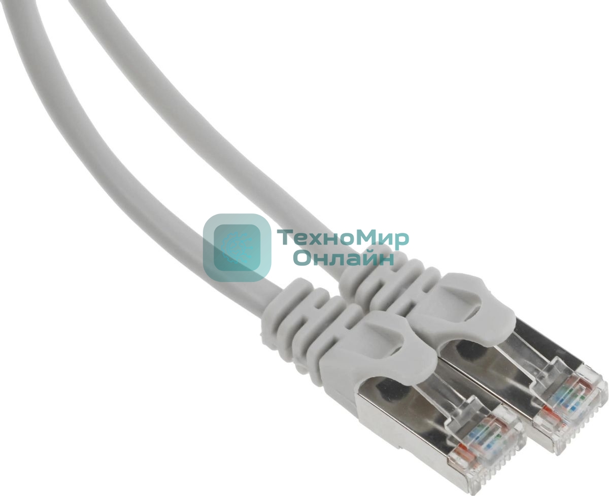 Патч-корд Premier PP22-0.5M 1000Gbит/с FTP 4 пары cat.5E CCA molded 0.5м серый RJ-45 (m)-RJ-45 (m)