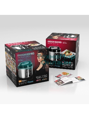 Мультиварка Redmond RMC-M36 сталь/черный