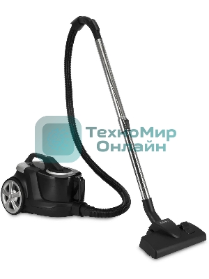 Пылесос Rondell RDE-2060 черный/серый, 500/2400 Вт, уборка сухой, пылесборник контейнер 2.5 л