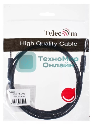 Кабель соединительный Telecom 3.5 Jack (M) - 3.5 Jack (M), стерео, аудио, 1.5м TAV7175-1.5M