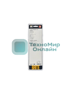 Рамка 4-местная IEK BRITE РУ-4-2-БрД (BR-M42-G-K30) стекло дымчатый