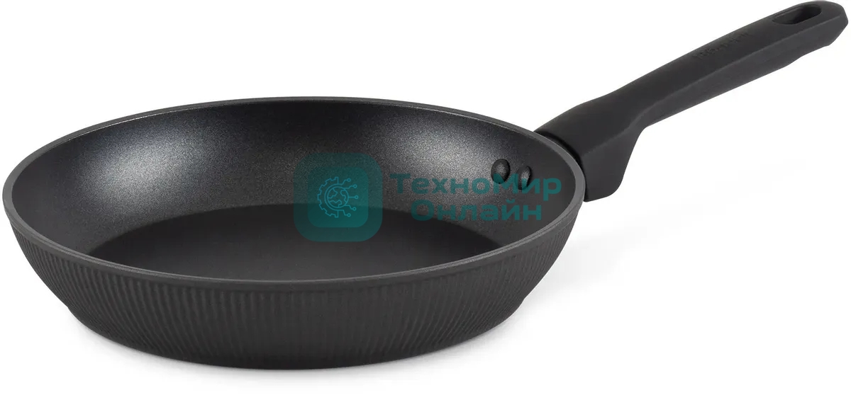 Сковорода Rondell Shell RDA-1929 круглая 28 см, покрытие: Xylan Plus ручка несъемная (без крышки) серый