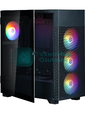 Компьютерный корпус ZALMAN S5 NEO, ATX, черный, WINDOW, 2xCOMBO (3.5