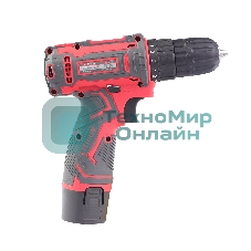 Дрель-шуруповерт Победа ДА-12П/1 Ли, 12 В, 2 Ач, 25 Нм, щеточный