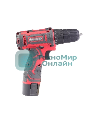 Дрель-шуруповерт Победа ДА-12П/1 Ли, 12 В, 2 Ач, 25 Нм, щеточный