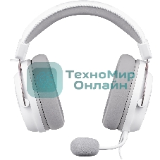 Гарнитура Redragon Diomedes белый, проводная, USB / mini jack 3.5 мм