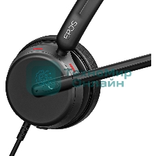 Гарнитура EPOS Impact 430 чёрный, проводная, USB / USB-C, односторонняя, подвижный микрофон