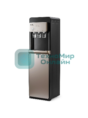 Кулер для воды AEL LD-AEL-806a, нижняя загрузка, нагрев 95 °С, охлаждение 10 °С, черный/золотистый