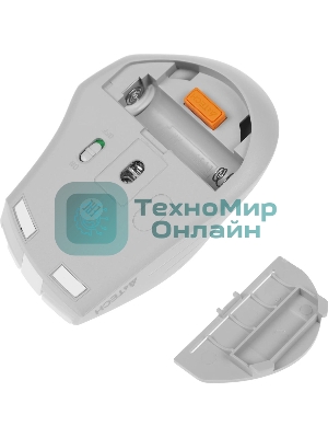 Мышь беспроводная A4Tech Fstyler FG30S белый/серый, 2000 dpi, радиоканал, USB, кнопки - 6