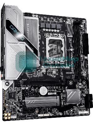 Материнская плата Gigabyte H810M GAMING WIFI6 GEN5, LGA 1851, Intel H810, 2xDDR5, 4xSATA, 1xM.2, 1xPCIe 5.0 x16, 1xPCIe x1, 1xHDMI, 1xDP, 1x2.5Gb LAN, Wi-Fi 6, Bluetooth 5.4, 1xUSB-A 5Gbps, 5xUSB-A 2.0, 1xPS/2, 3x3.5 мм, 7.1, mATX