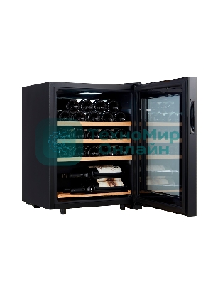 Винный шкаф Cellar Private CP023 черный, 60 л, 1 отсек, 23 бут.