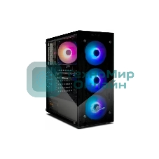 Компьютерный корпус ATX Eurocase A01 без БП 3 ARGB black