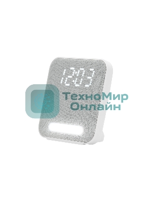 Радиобудильник Harper HCLK-2060 белый/серый - белый led