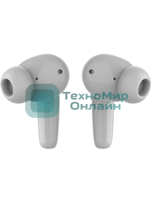 Наушники TWS Tecno Buds 4 белый, внутриканальные, Bluetooth, до 6 ч