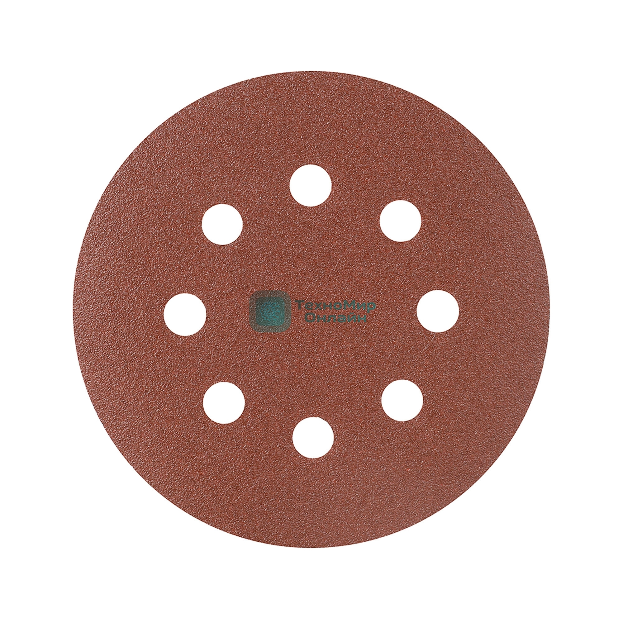 Круг шлифовальный PATRIOT на липучке, 125 мм, Р100, 8 отверстий, 5 шт