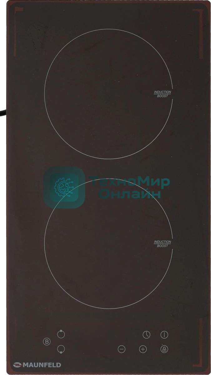 Индукционная варочная панель Maunfeld EVI.292-BK, конфорок: 2 шт., стеклокерамика, независимая, черный